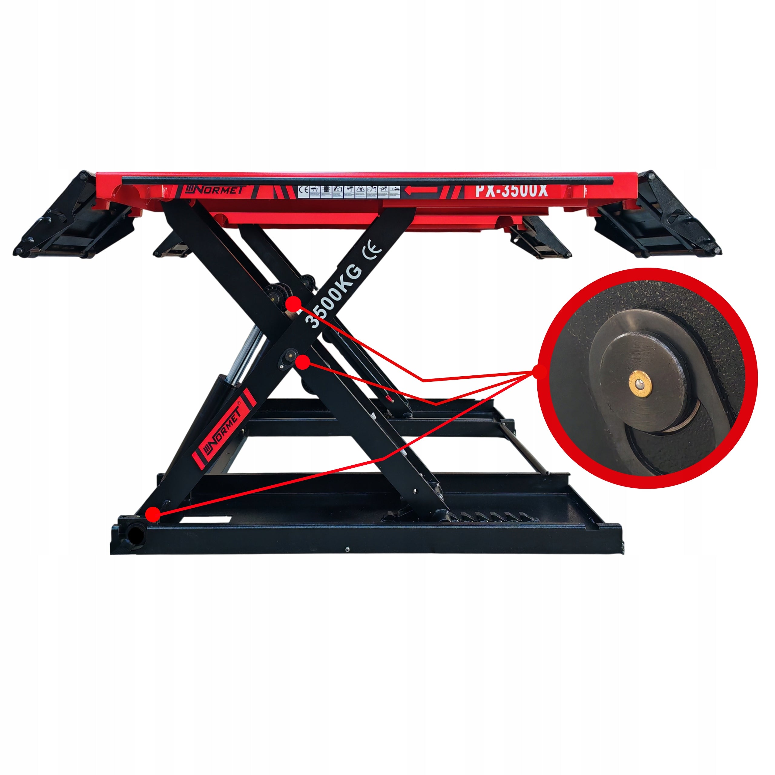 Mobile Scissor Lift 3,5T NORMET PX-3500X EAN (GTIN) 5907106271226