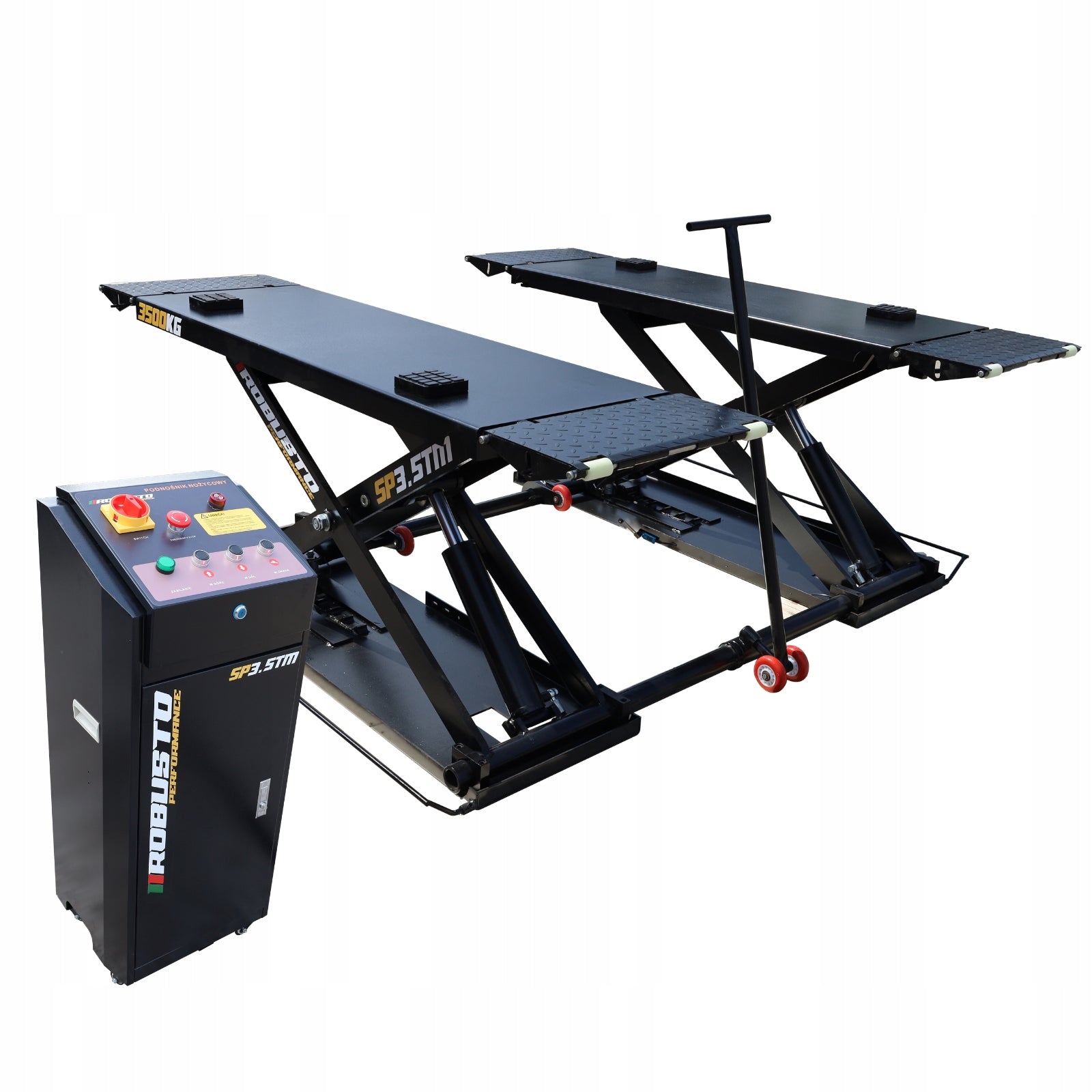Mobile Scissor Lifter 3.5T H 120 cm 230V SP3.5TM + OIL 10L ROBUSTO Manufacturer code SP3.5TM