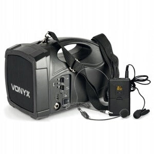 Mobile Sound System BT SPEAKER USB UHF Microphone Brand Vonyx