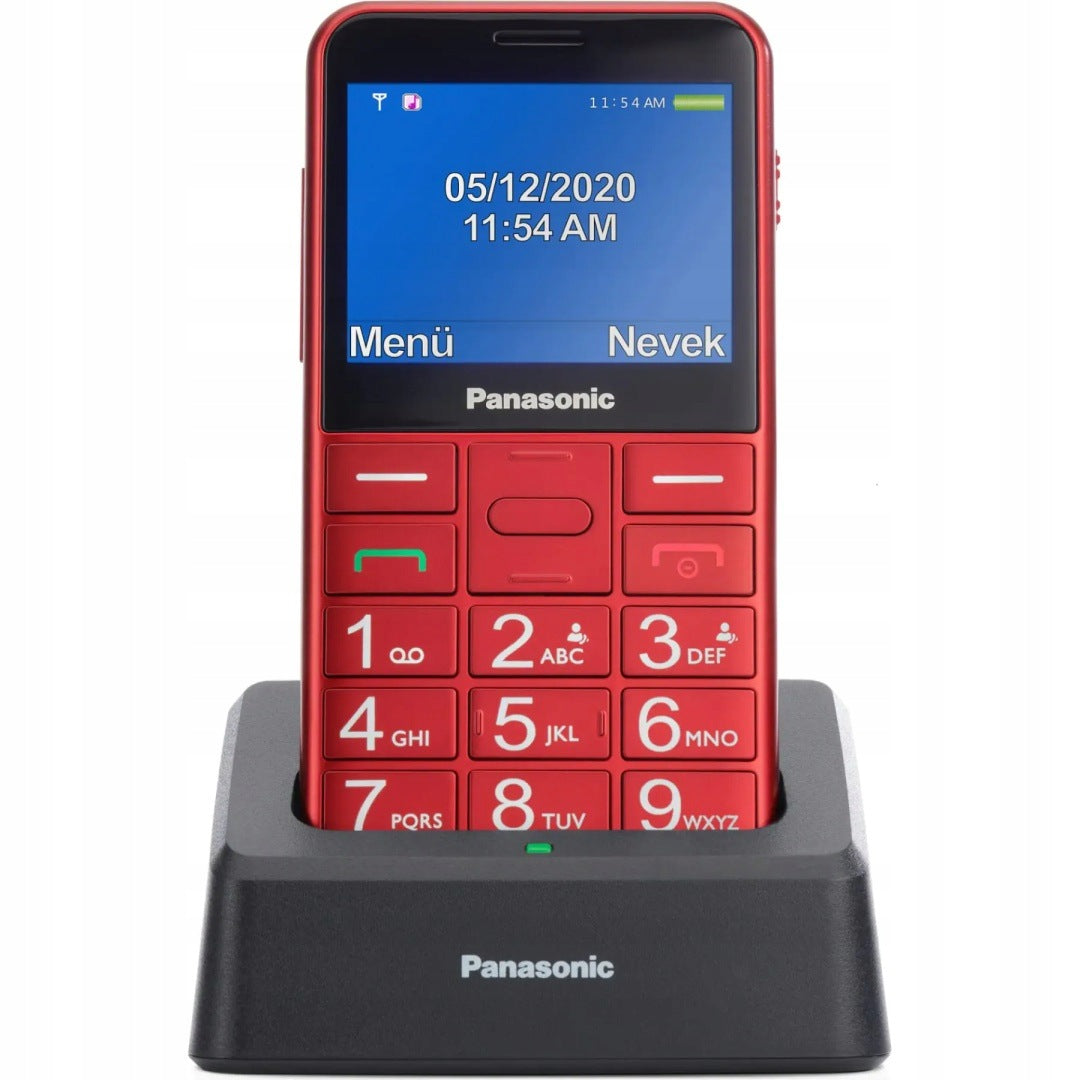 Mobile phone 2.4″ bright LED flashlight red Panasonic KX-TU155 Brand Panasonic