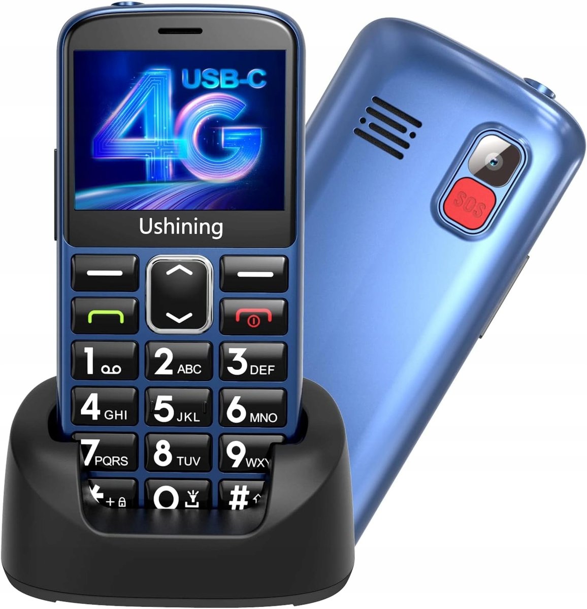 Mobile phone 360 Mobiles Vizza 32 MB / 32 MB 2G blue