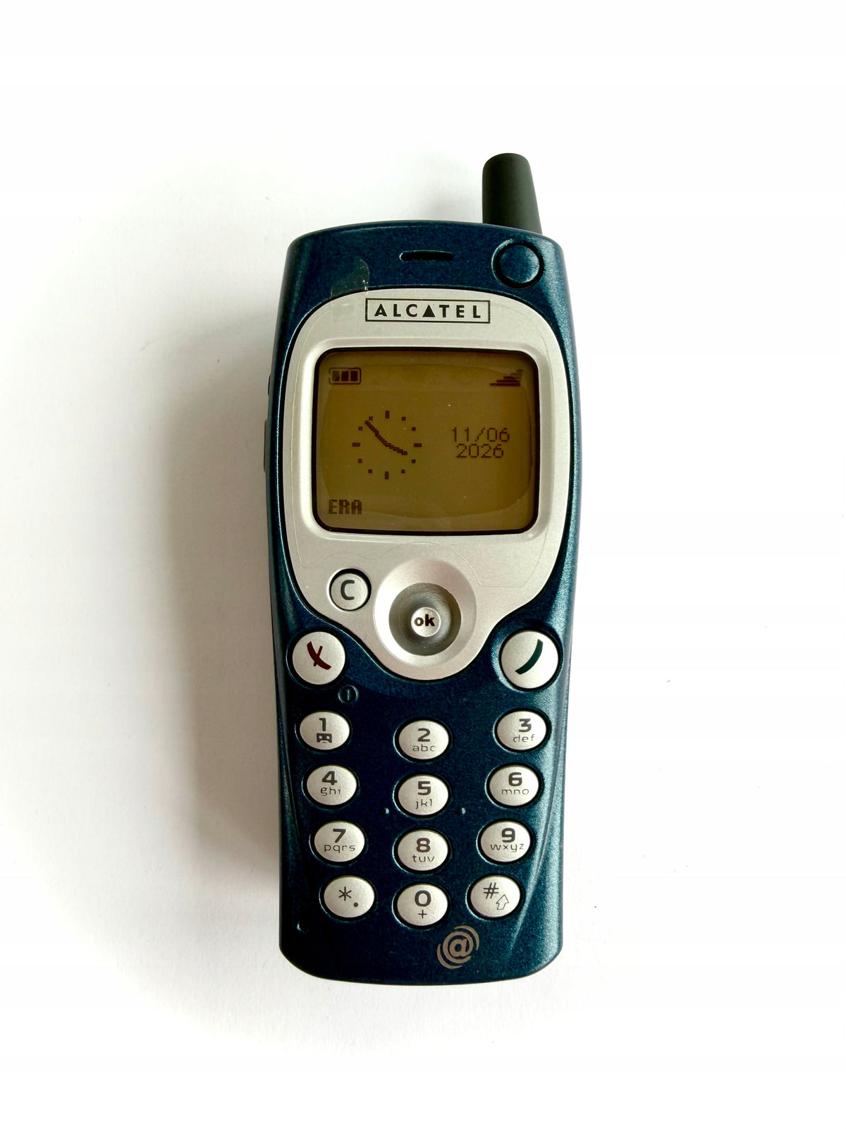 Mobile phone Alcatel OT501 navy blue with Starter YES