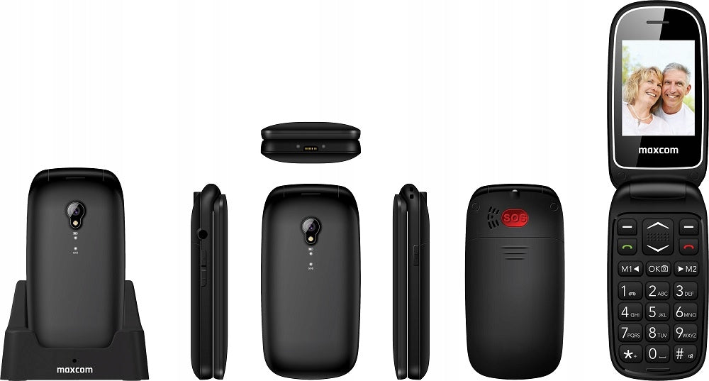 Mobile phone Maxcom MM720 1 GB / 8 MB 2G black Manufacturer code MM816