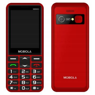 Mobile phone Mobiola MB900 48 MB / 128 MB 4G (LTE) red Headphones included no