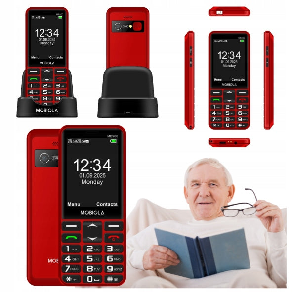 Mobile phone Mobiola MB900 48 MB / 128 MB 4G (LTE) red