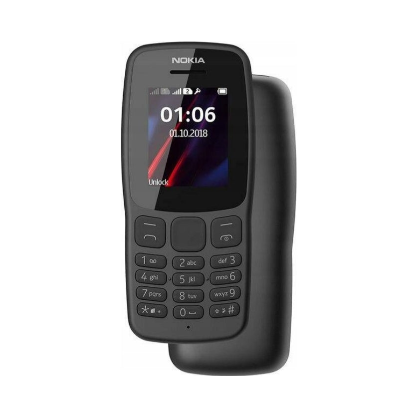 Mobile phone Nokia 106 2018 4 MB / 4 MB 2G 3G black