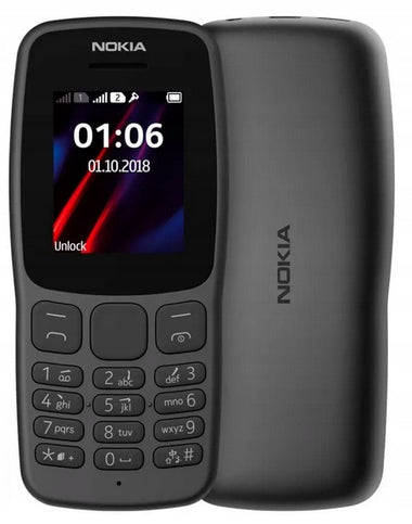Mobile phone Nokia 106 2018 4 MB / 4 MB 3G black Manufacturer code Nokia 106