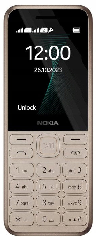 Mobile phone Nokia 130 4 MB / 4 MB 2G gold Color gold
