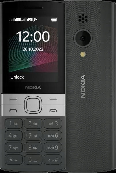 Mobile phone Nokia 150 2023 4 MB 2G black DUAL SIM Polish