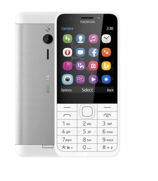 Mobile phone Nokia 230 white DUAL SIM Polish