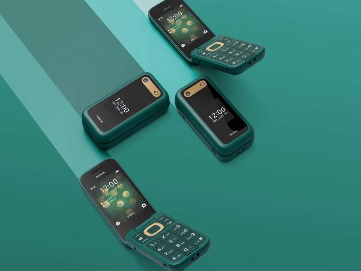 Mobile phone Nokia 2660 Flip 48 MB / 128 MB 4G (LTE) green Color green