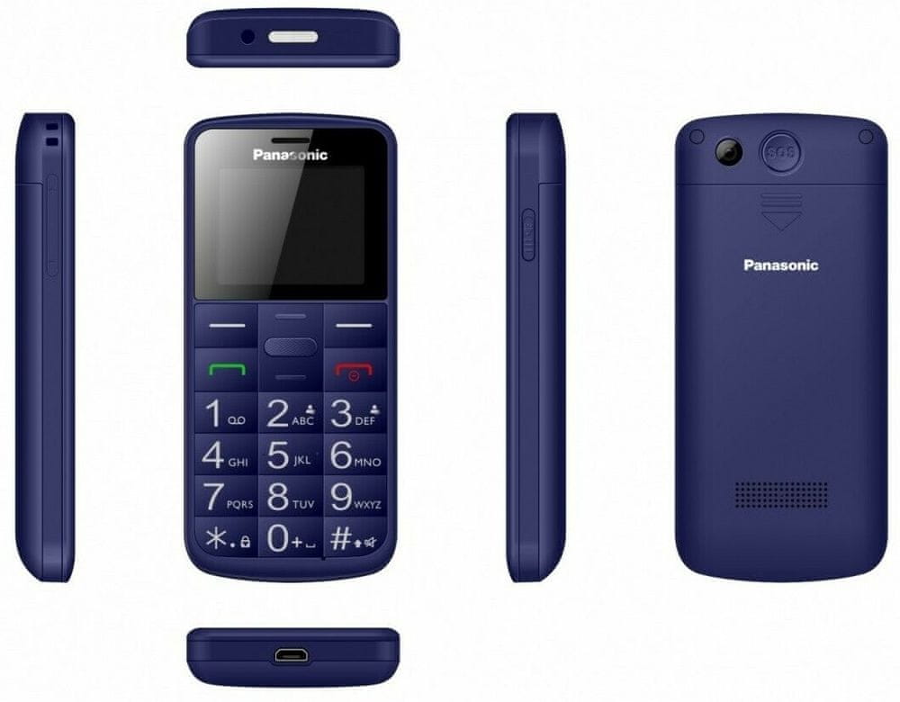 Mobile phone Panasonic KX-TU110 512 MB / 32 MB blue