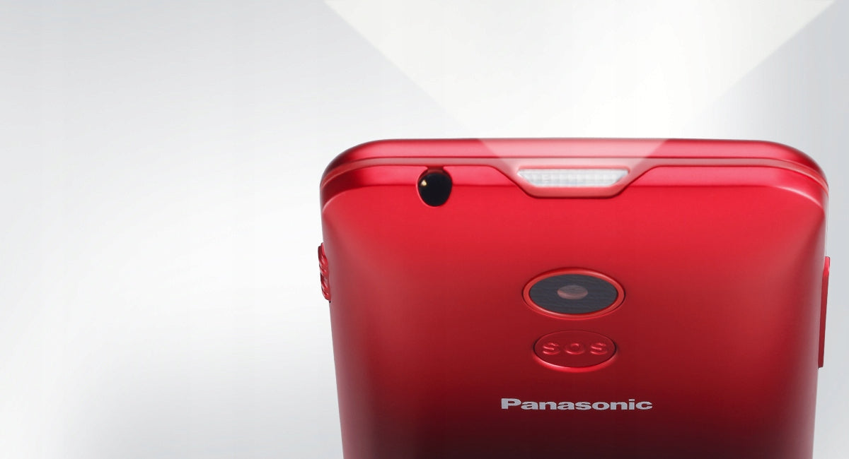 Mobile phone Panasonic KX-TU155EXBN For seniors 2,4 red Packaging status original