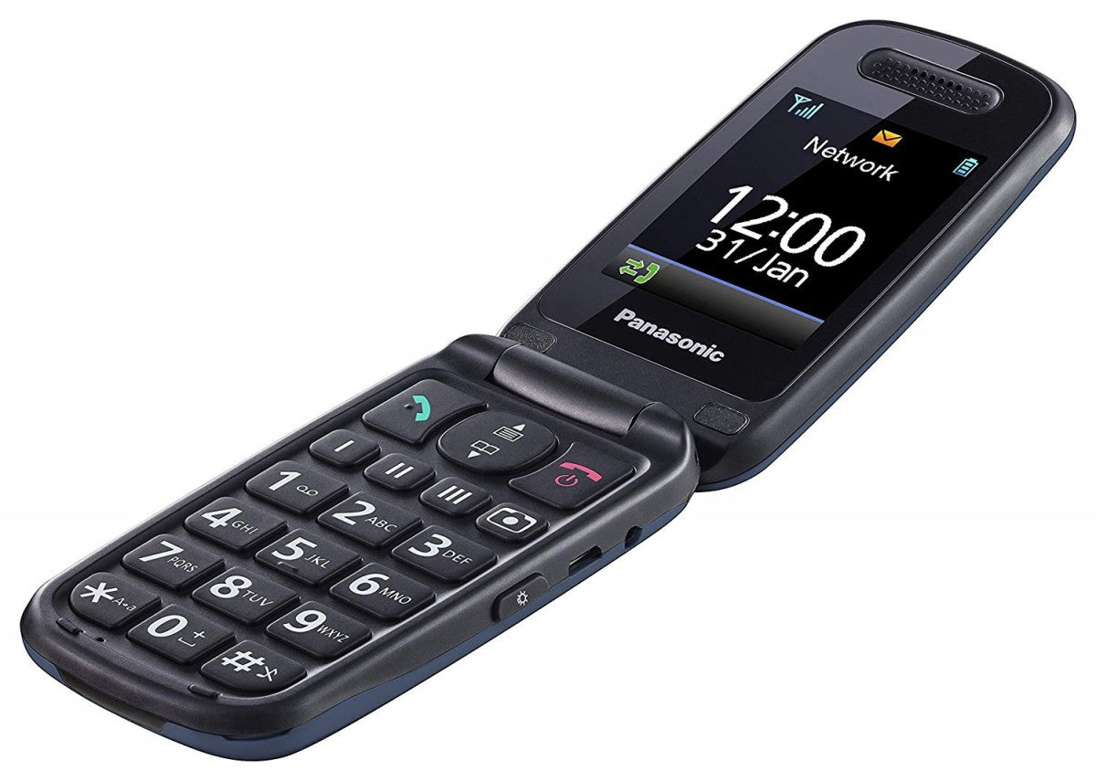 Mobile phone Panasonic KX-TU456 32 MB / 32 GB 2G blue Packaging status original