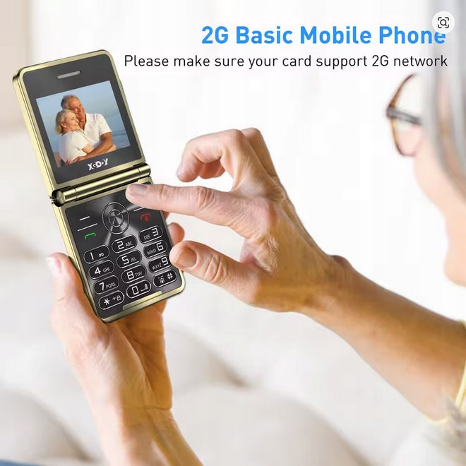 Mobile phone XGODY 13 Pro 1 GB / 32 MB 2G GOLD for senior Manufacturer code BDFHSV