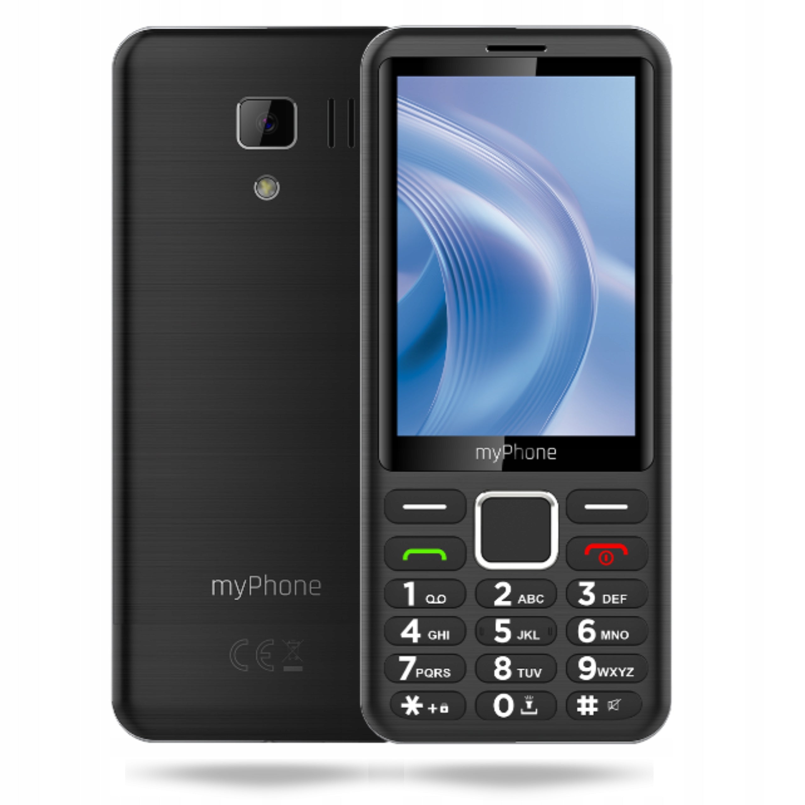 Mobile phone myPhone 3510 48 MB / 128 MB 4G (LTE) black Manufacturer code TEL001113