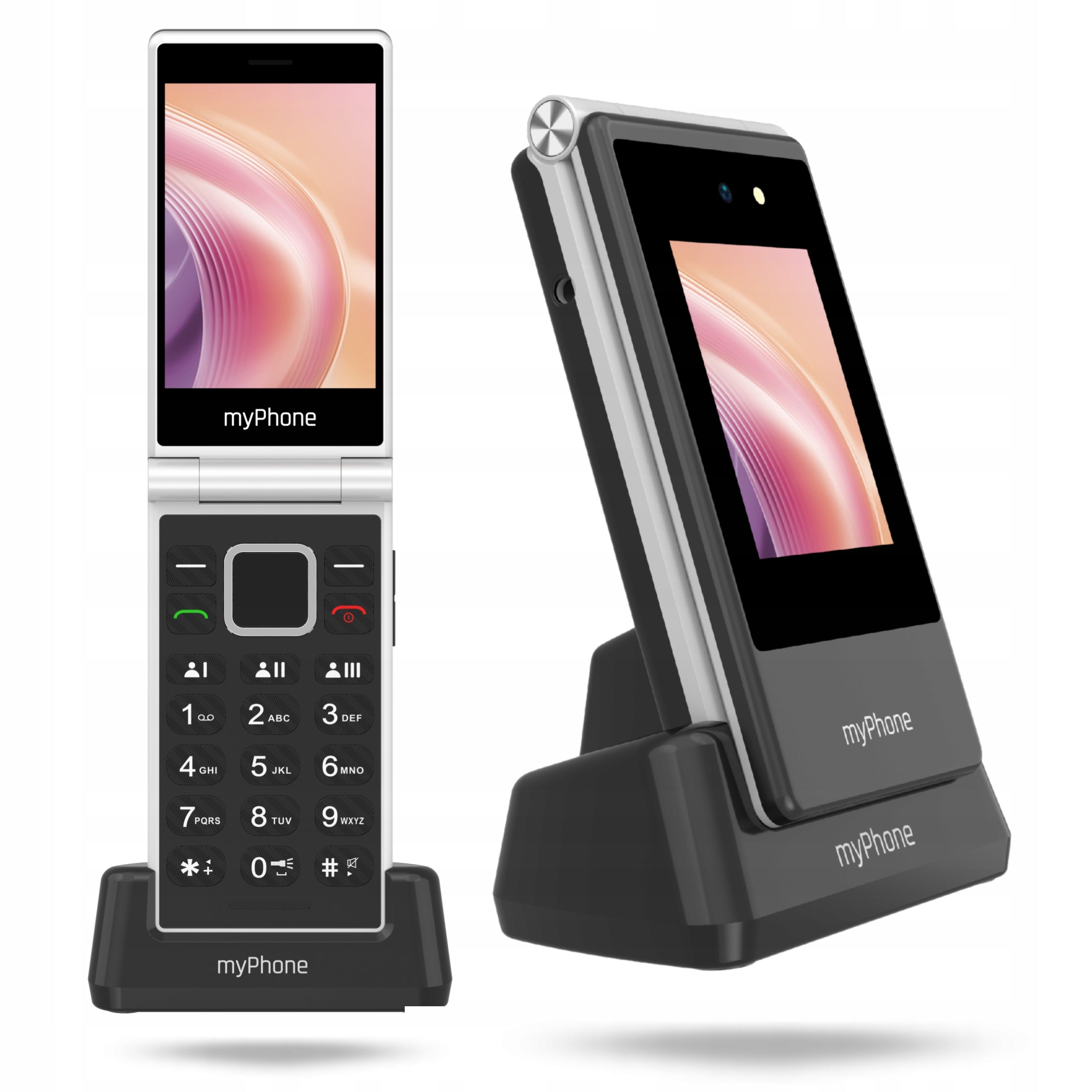 Mobile phone with flap myPhone Tango 2 LTE Dual Sim Bluetooth SOS Packaging status original