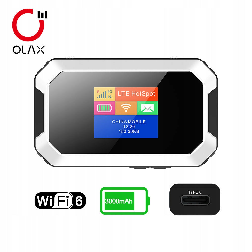 Mobile router OLAX MT80 4G LTE 3000 mAh nano SIM Packaging status original