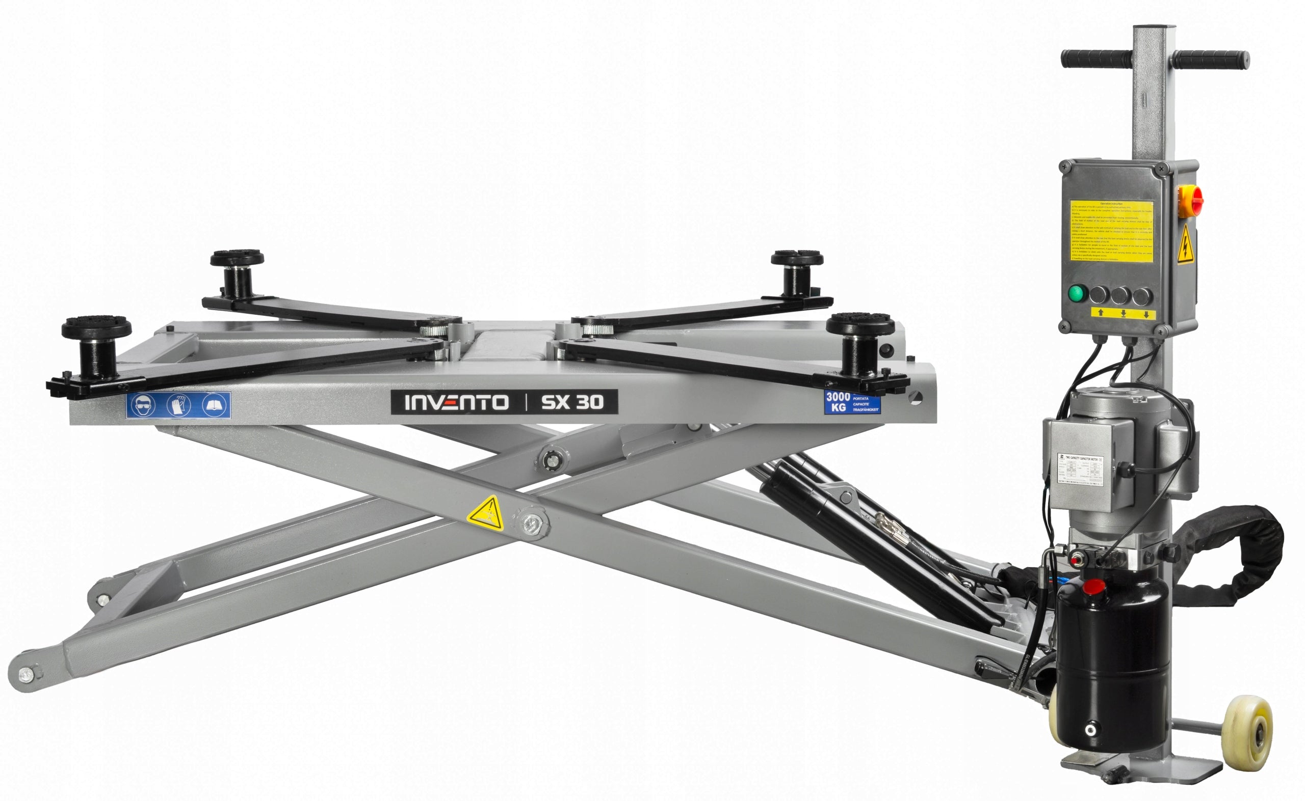 Mobile scissor lift INVENTO SX30 3T 230V 1,3m + OIL 10L Manufacturer code INVSX30