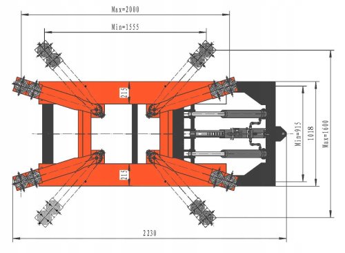 Mobile scissor lift medium height Well Kraft 8030P Brand Well Kraft