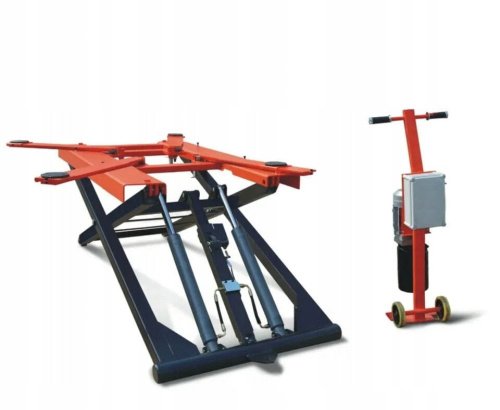 Mobile scissor lift medium height Well Kraft 8030P