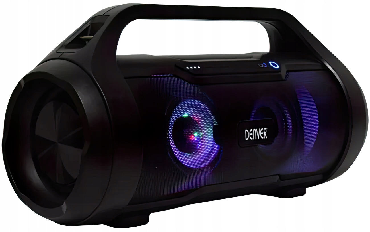 Mobile speaker DENVER BTG-615 19W BT AUX USB SD Black Functions audio files support