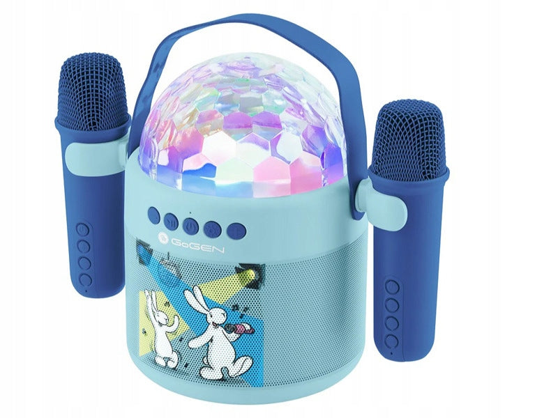 Mobile speaker GOGEN Bob Disco For Children Blue