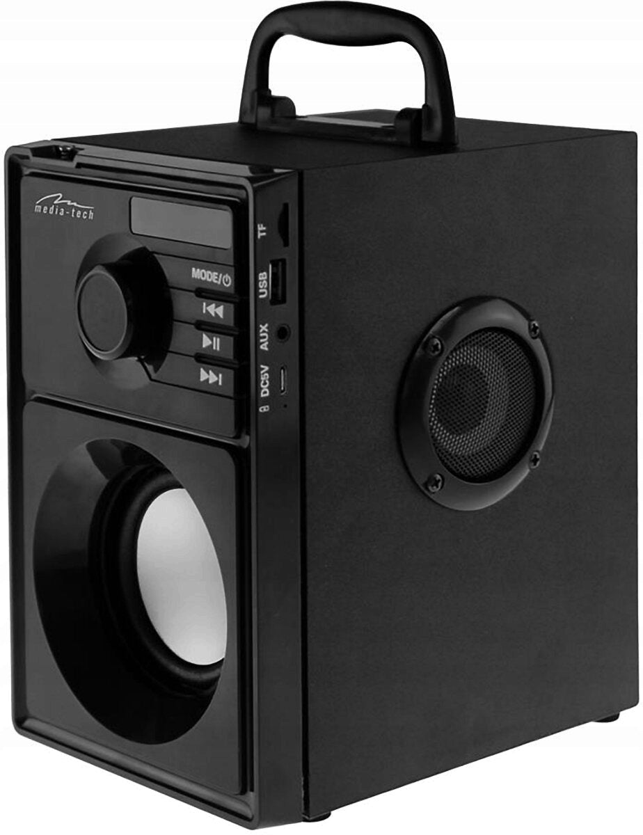 Mobile speaker MEDIA TECH MT3179 15W Black Batteries included yes