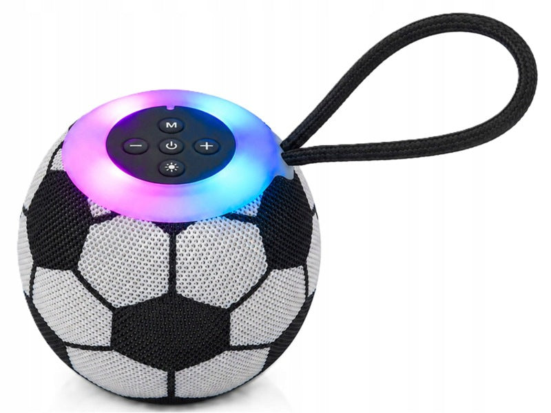 Mobile speaker MUSICMATE SB30-B FootballBeat Black and white
