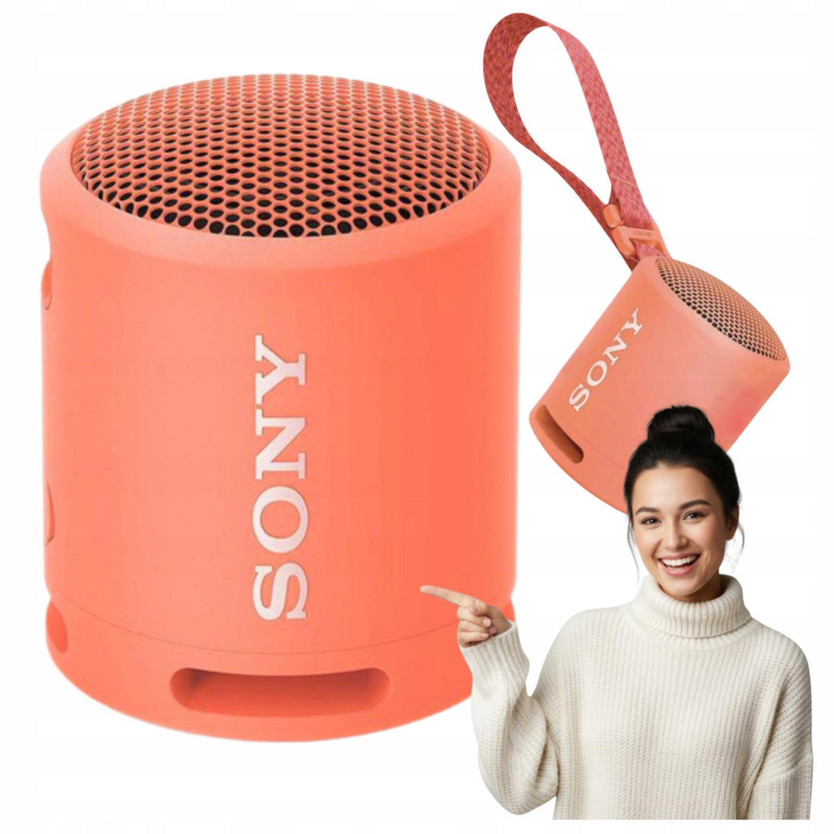 Mobile speaker SONY SRS-XB13 Mega bass / 16h IP67 Pink 5W