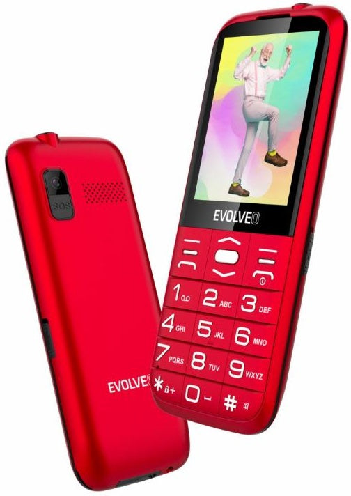 Mobilní telefon Evolveo EasyPhone XO 32/32 MB červený Brand Evolveo
