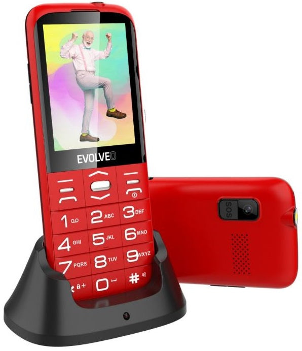 Mobilní telefon Evolveo EasyPhone XO 32/32 MB červený