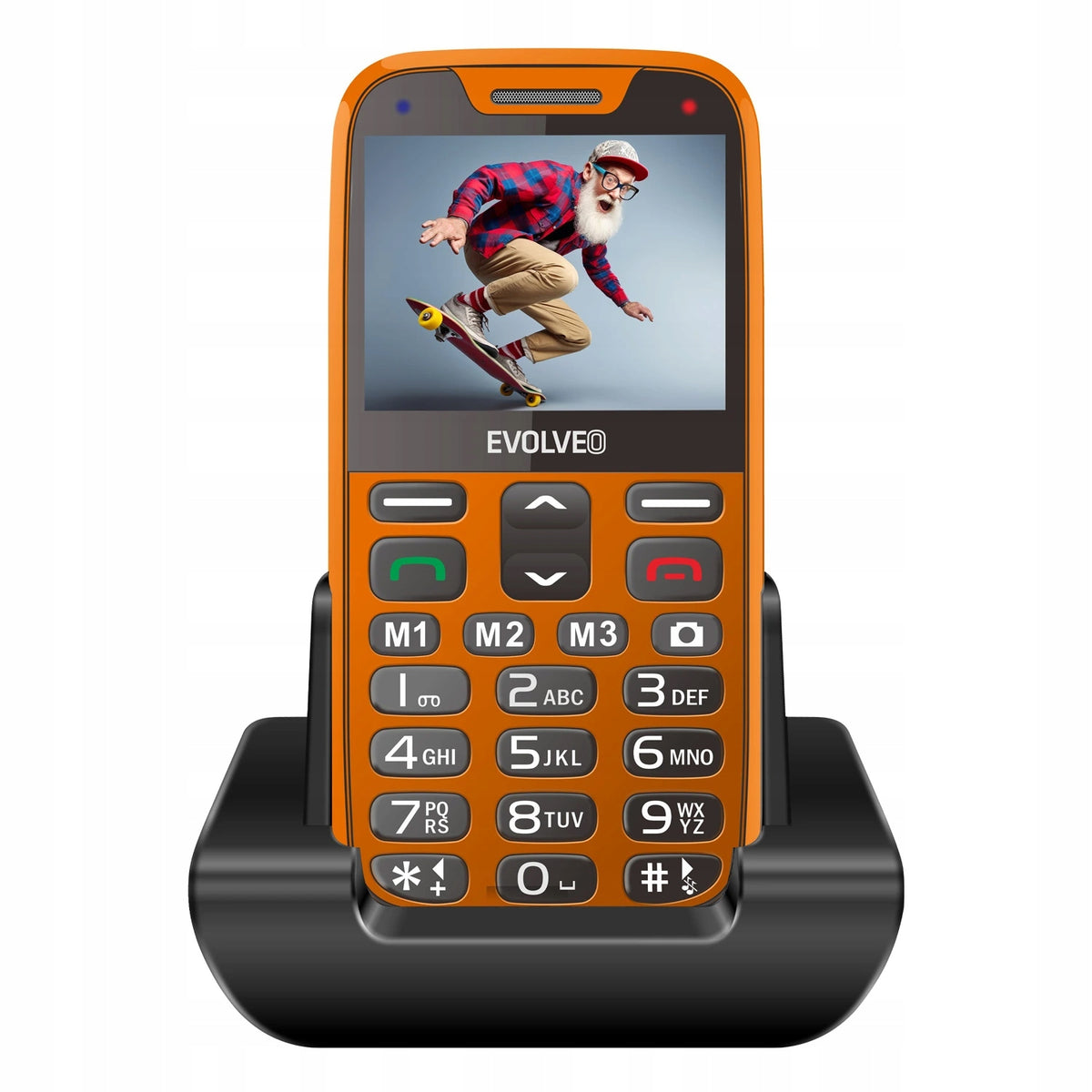 Mobilní telefon Evolveo StrongPhone G9 32 MB / 32 MB 2G oranžový Brand Evolveo