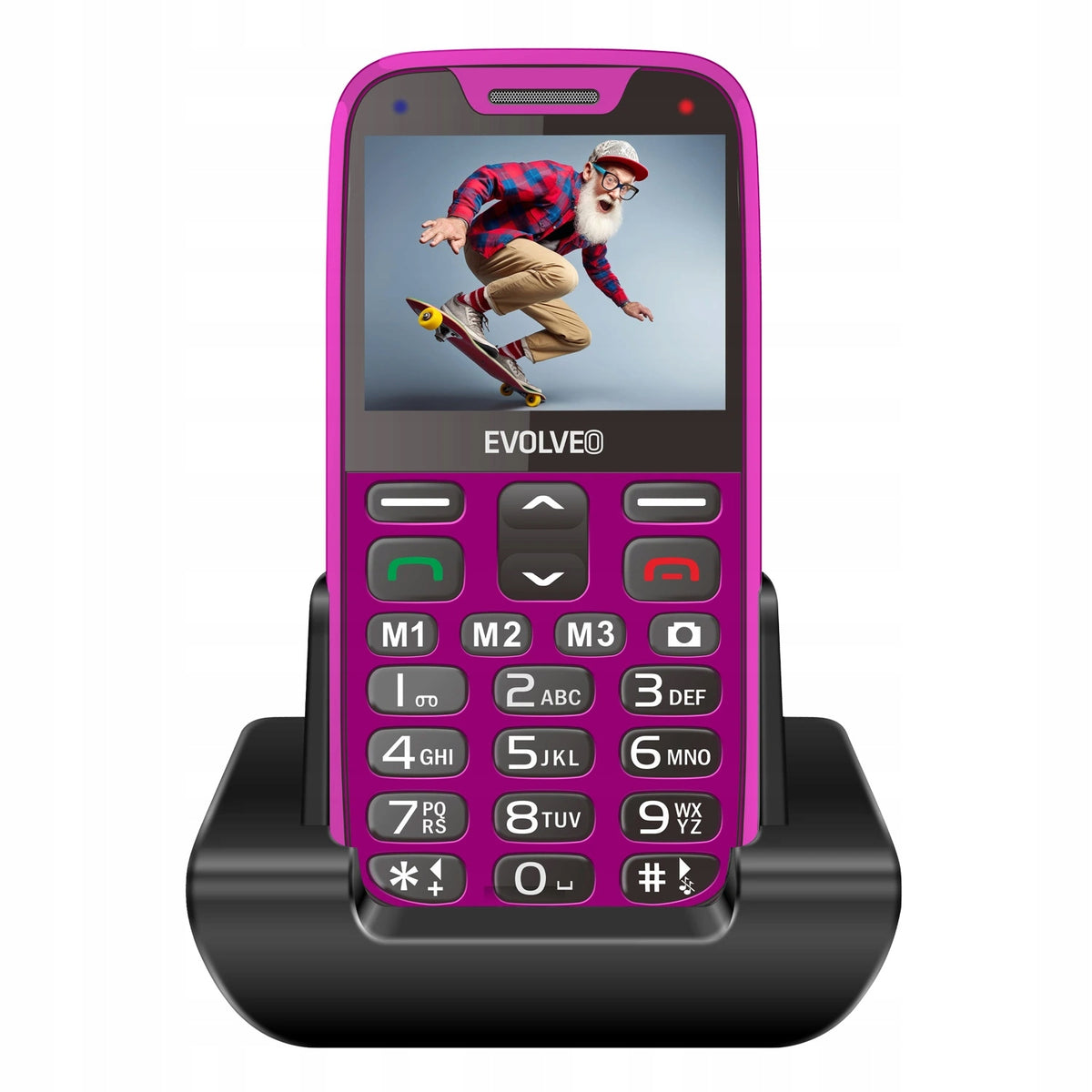 Mobilní telefon Evolveo StrongPhone G9 32 MB / 32 MB 2G růžový Brand Evolveo