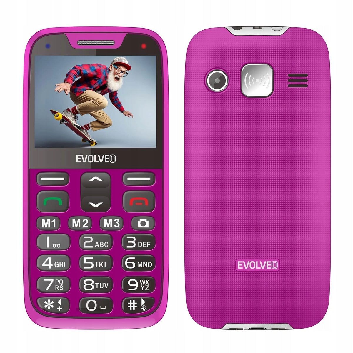 Mobilní telefon Evolveo StrongPhone G9 32 MB / 32 MB 2G růžový