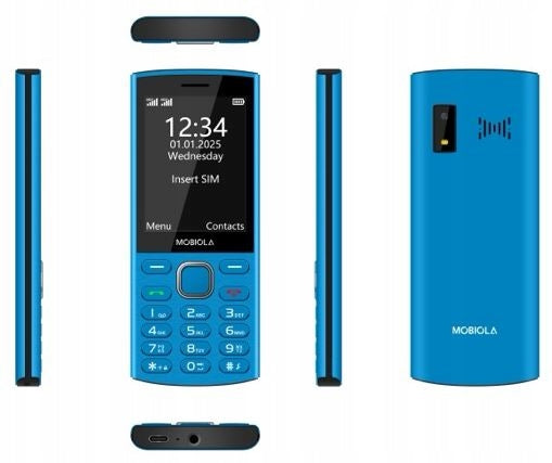 Mobilní telefon Mobiola MB4280 48 MB / 128 MB 4G (LTE) modrý Manufacturer code TELEFON DLA SENIORA