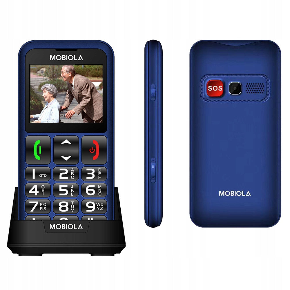 Mobiola phone for seniors MB700 2G blue Built-in memory other