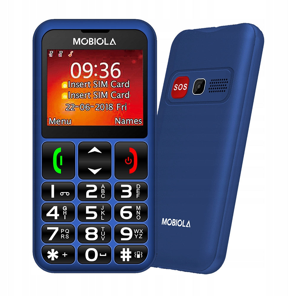 Mobiola phone for seniors MB700 2G blue