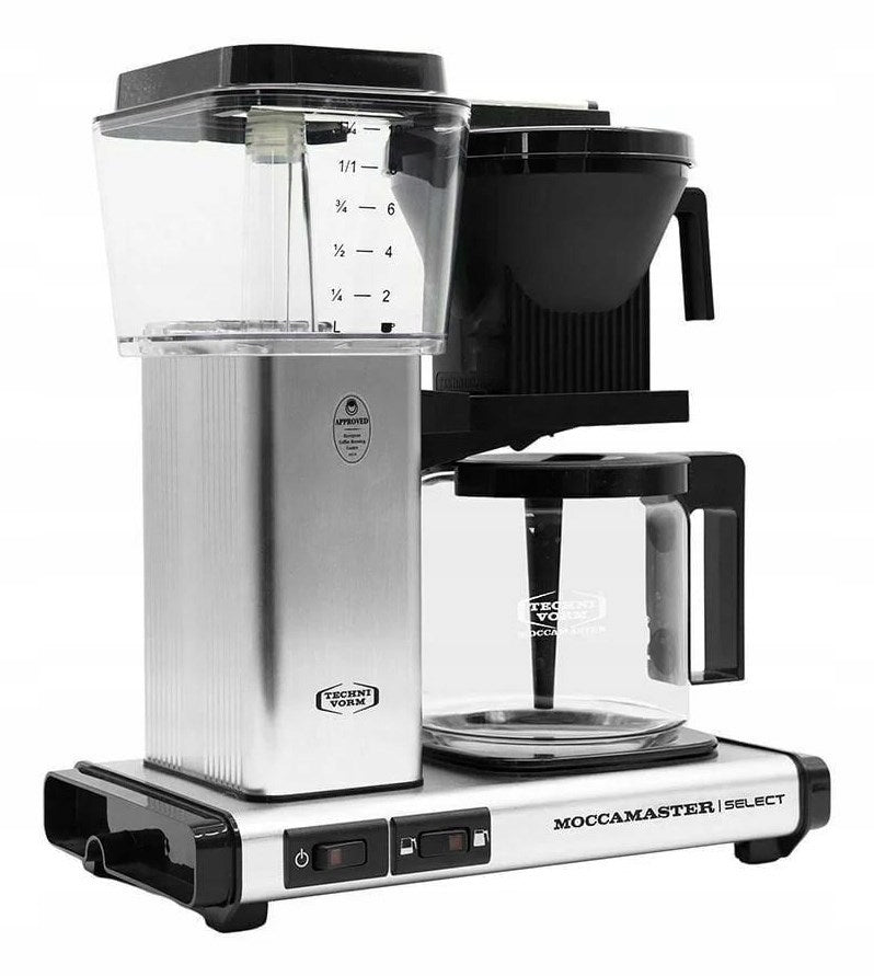 Moccamaster KBG 741 Select coffee machine - Silver Brushed Brand Moccamaster