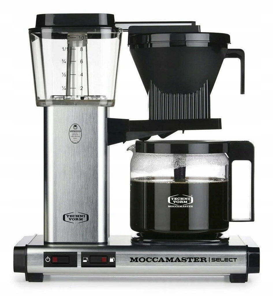 Moccamaster KBG 741 Select coffee machine - Silver Brushed Model Select Silver Brushed