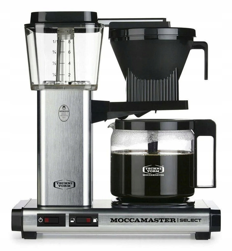 Moccamaster KBG 741 Select coffee machine - Silver Brushed
