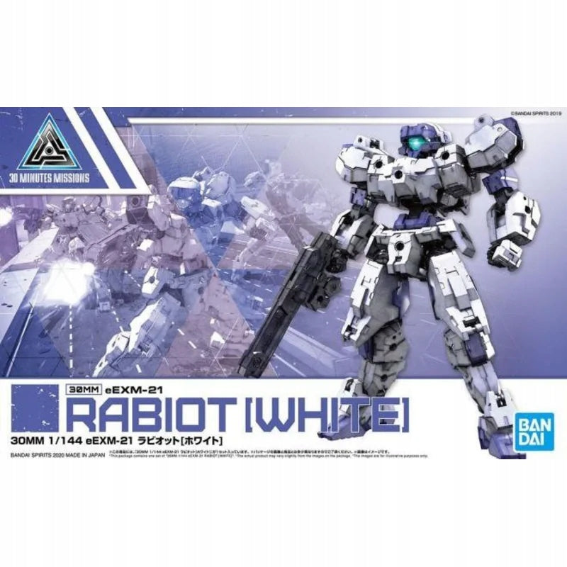 Konstruktorius Bandai - 30MM / 30Minutes Missions eEXM-21 Rabiot [White], 1/144, 59531, 8 m.+