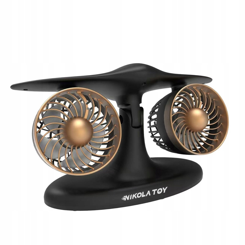 Model Turbine from Airplane Desk Fan, Backlit LED NikolaToy