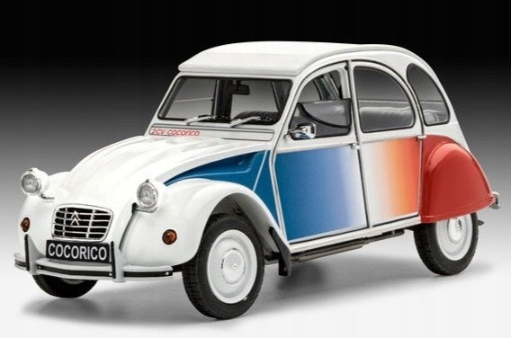 Konstruktorius Revell - Citroen 2 CV Cocorico, 1/24, 07653, 12 m.+