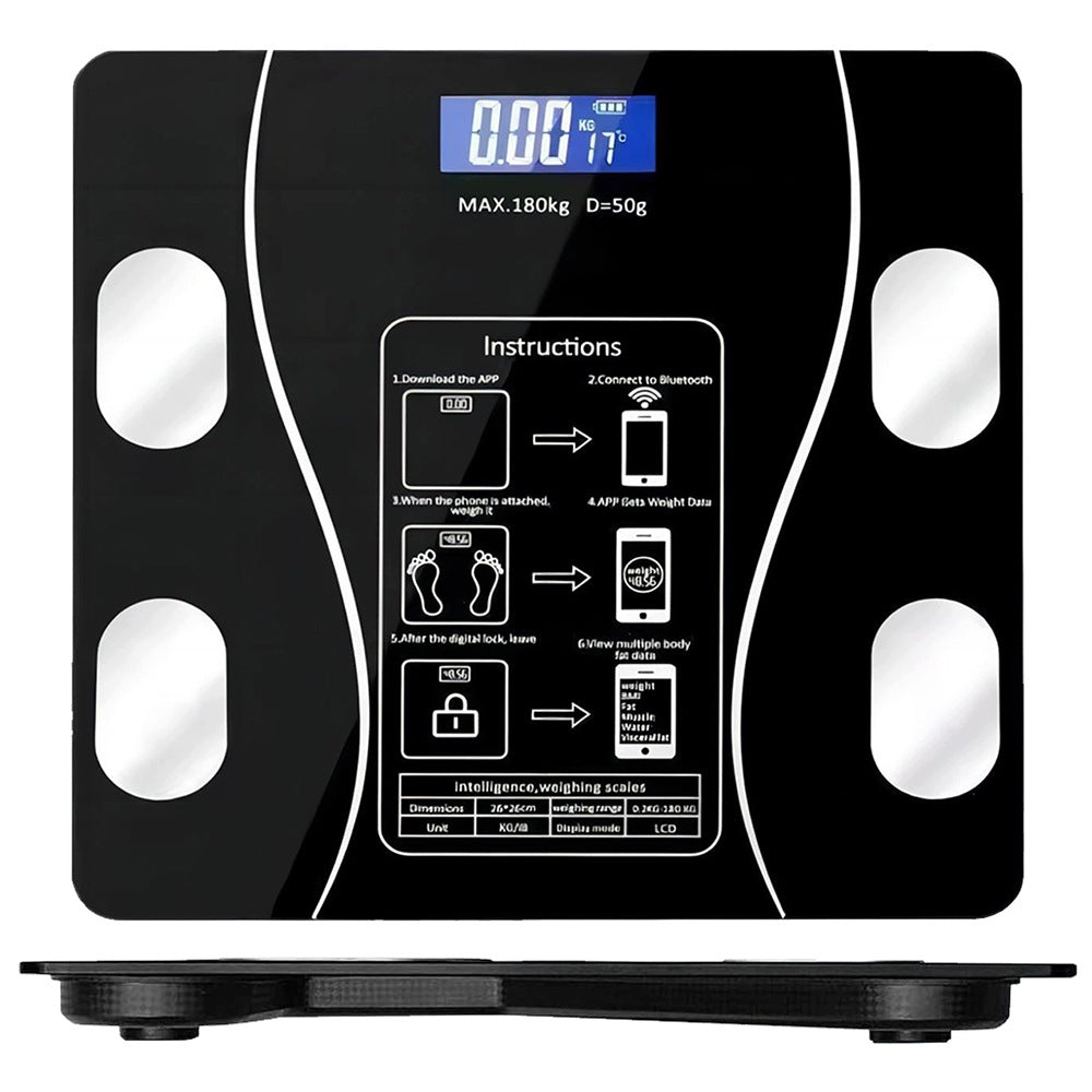 Modern Analytical Scale BEDEE Bluetooth LED 180kg Tempered Glass Packaging status original