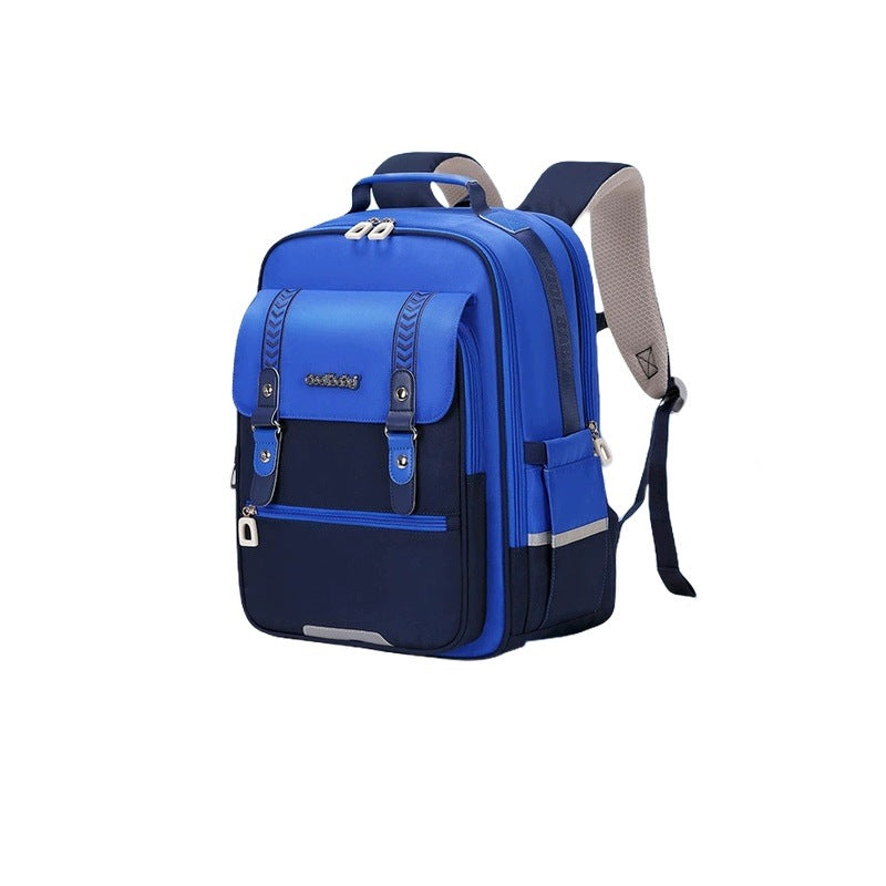 Modern Backpack For Girls Primary School 3-6 Class Blue