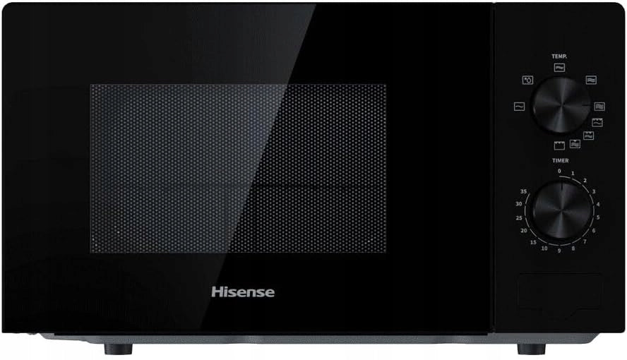 Modern Freestanding Microwave Oven 20 l 700 W Black Defrosting