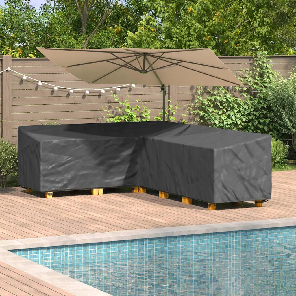 Modern L Cover for Garden Furniture - Waterproof and UV Resistant, Cha Manufacturer VidaXL
