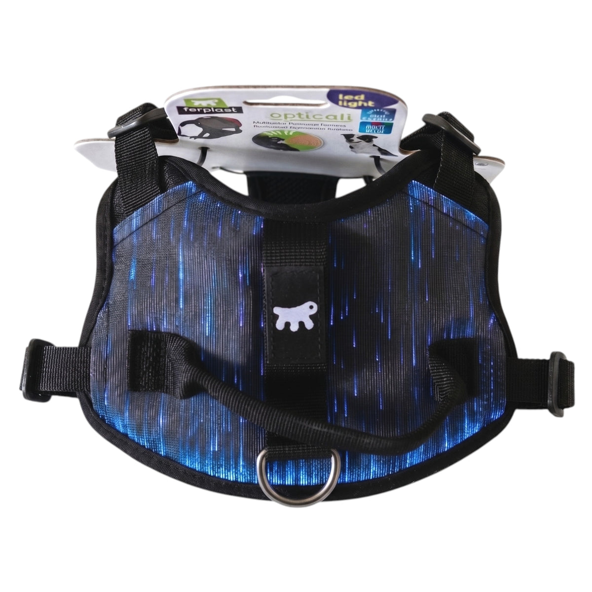 Modern LED Harness Ferplast OPTICAL M Visibility Safety