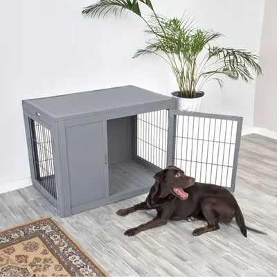 Modern Living Indoor Wooden Kenel Cage for Dog Bern L